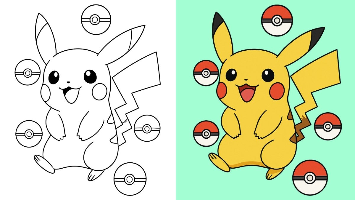Pikachu Coloring Pages 50 Free Printable PDFs For Kids And Adults