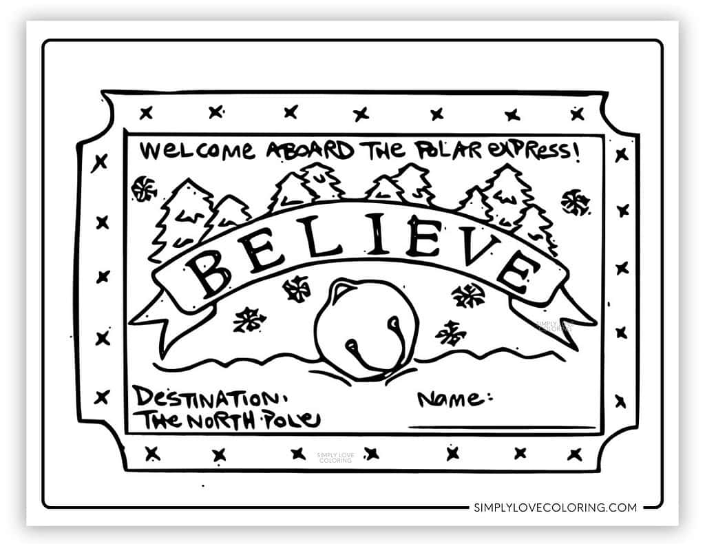 Polar Express Coloring Pages Free PDF Printables Simply Love Coloring Polar Express Coloring Pages Free PDF Printables Simply Love Coloring