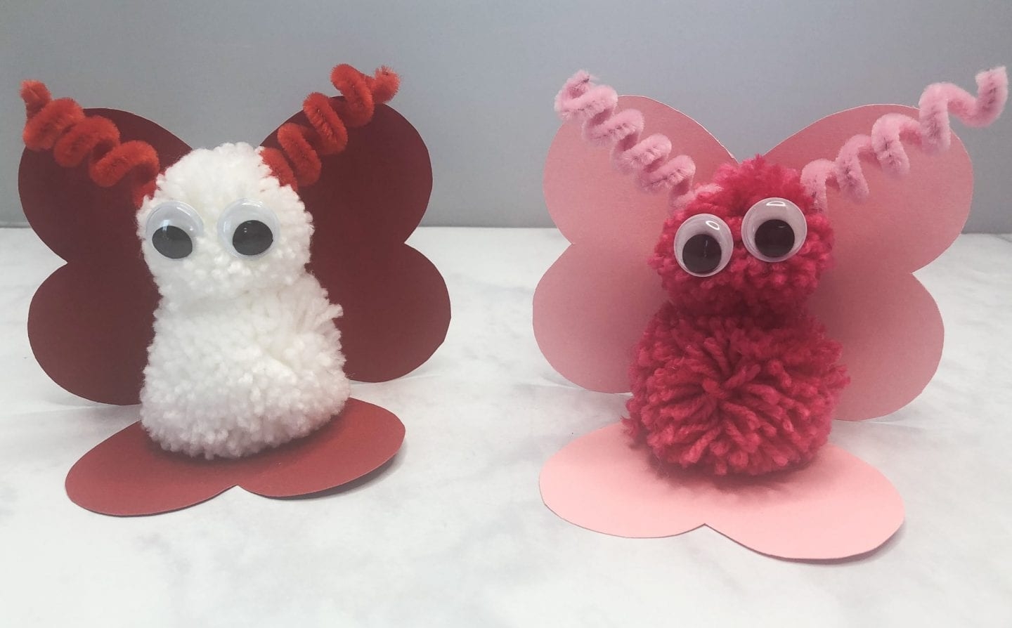 Pom Pom Love Bug Craft For Kids Blissful Domestication Pom Pom Love Bug Craft For Kids Blissful Domestication