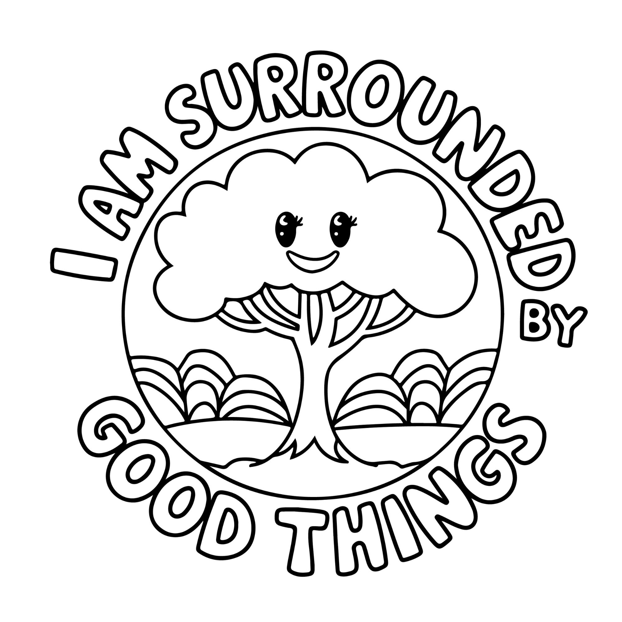 Positive Affirmations A Big Bold And Simple Coloring Book Malba Books