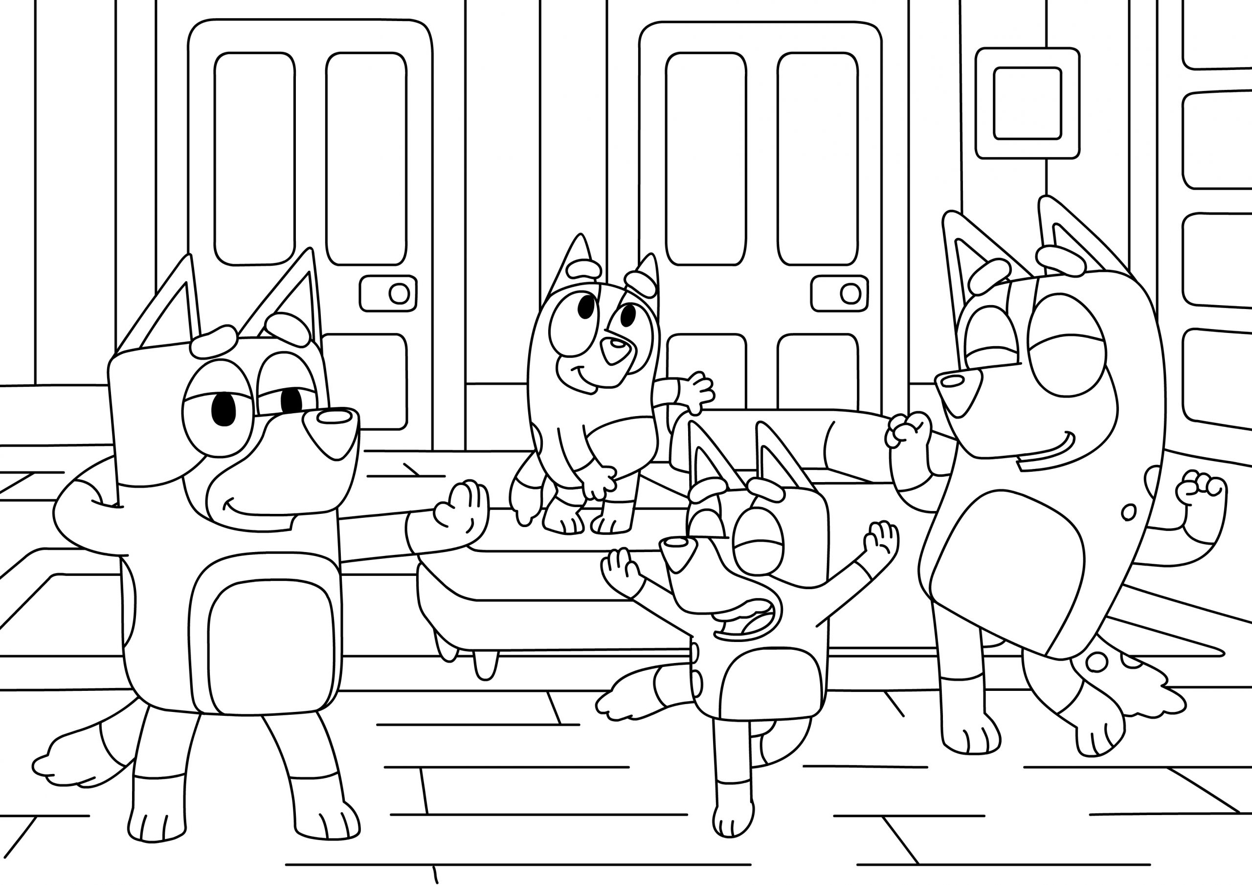 Print Your Own Colouring Sheet Of Bluey s Lounge Print Your Own Colouring Sheet Of Bluey s Lounge