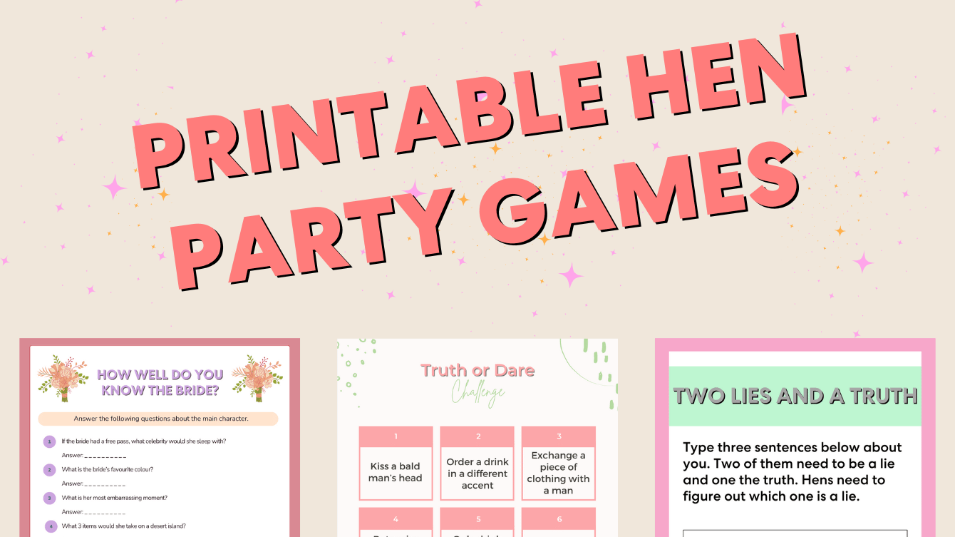 Printable Hen Party Games Let The Shenanigans Begin Printable Hen Party Games Let The Shenanigans Begin