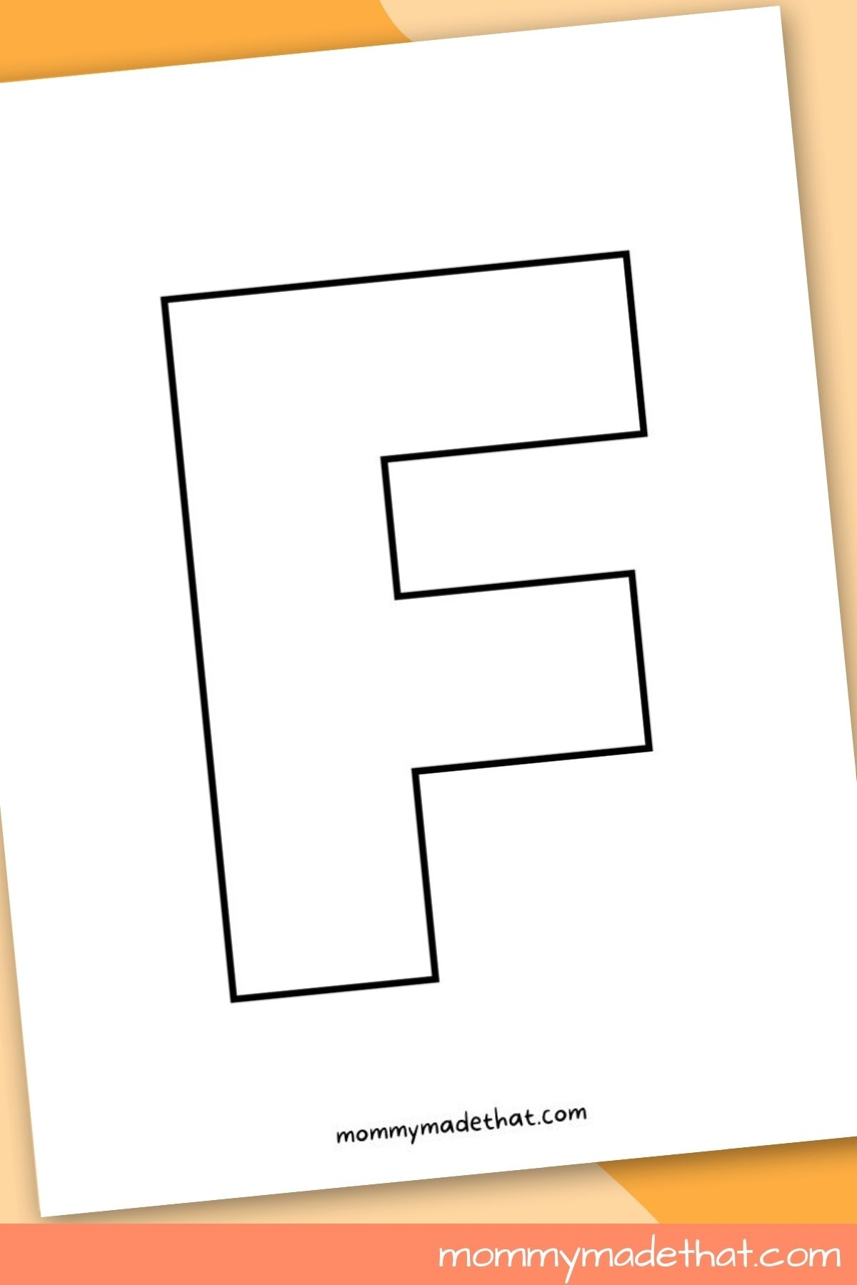 Printable Letter F Grab The Free Templates Printable Letter F Grab The Free Templates