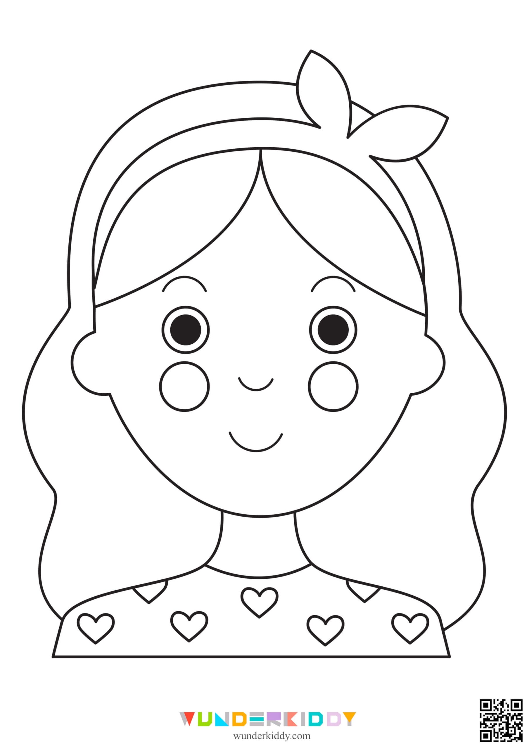 printable face coloring pages