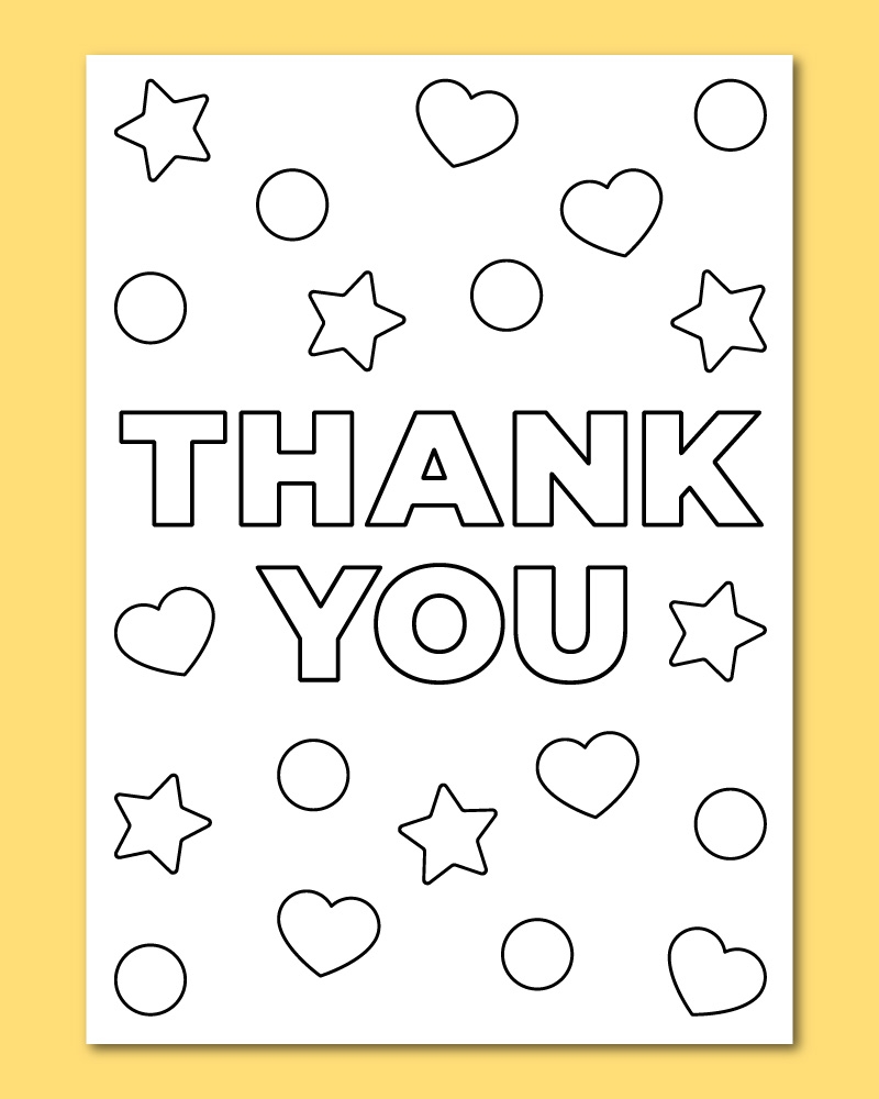 colouring pages thank you colouring pages thank you