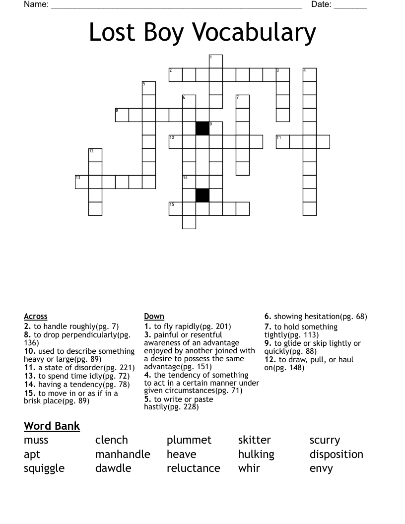 Prodigy Crossword WordMint