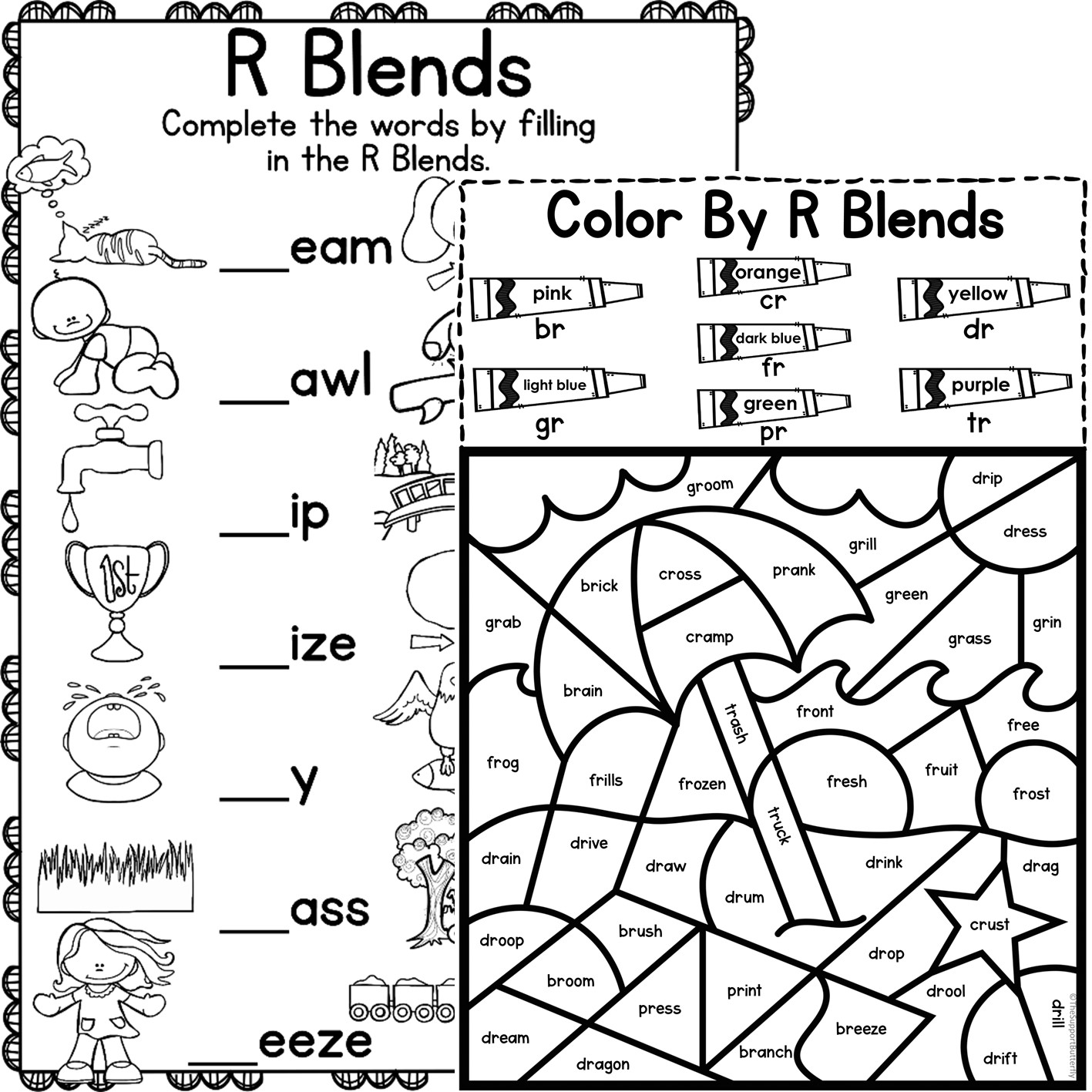 R Blends Activities And Worksheets Made By Teachers R Blends Activities And Worksheets Made By Teachers