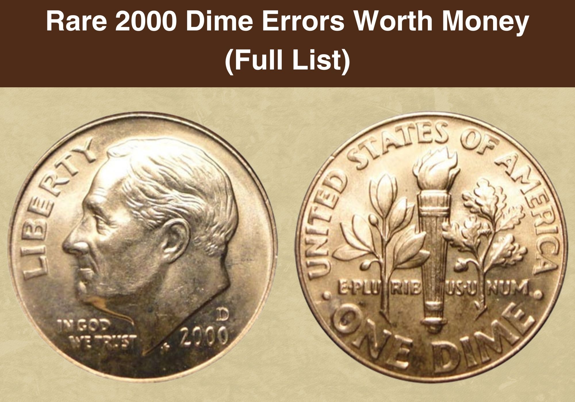 Rare 2000 Dime Errors Worth Money Full List With Pictures CoinValueChecker Rare 2000 Dime Errors Worth Money Full List With Pictures CoinValueChecker