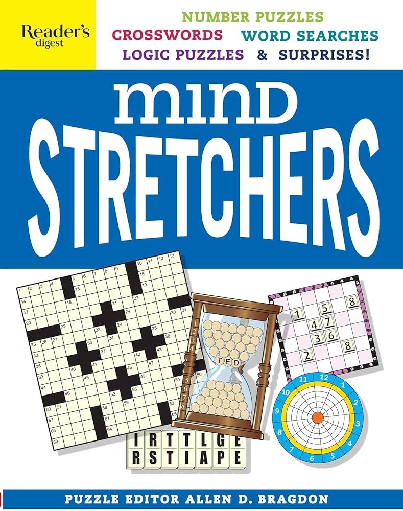 Reader s Digest Mind Stretchers Puzzle Book Number Puzzles Crosswords Word Searches Logic Puzzles Surprises 1 Bragdon Allen D 9781621453512 Amazon Books Reader s Digest Mind Stretchers Puzzle Book Number Puzzles Crosswords Word Searches Logic Puzzles Surprises 1 Bragdon Allen D 9781621453512 Amazon Books