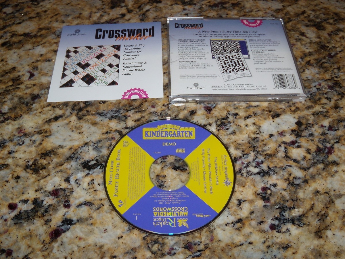 Reader s Digest Multimedia Crosswords Mayo Clinic Other PC Game EBay Reader s Digest Multimedia Crosswords Mayo Clinic Other PC Game EBay