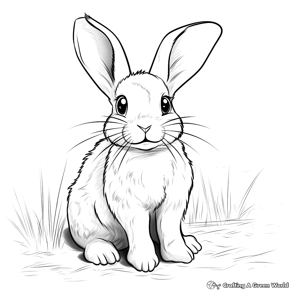free rabbit coloring pages