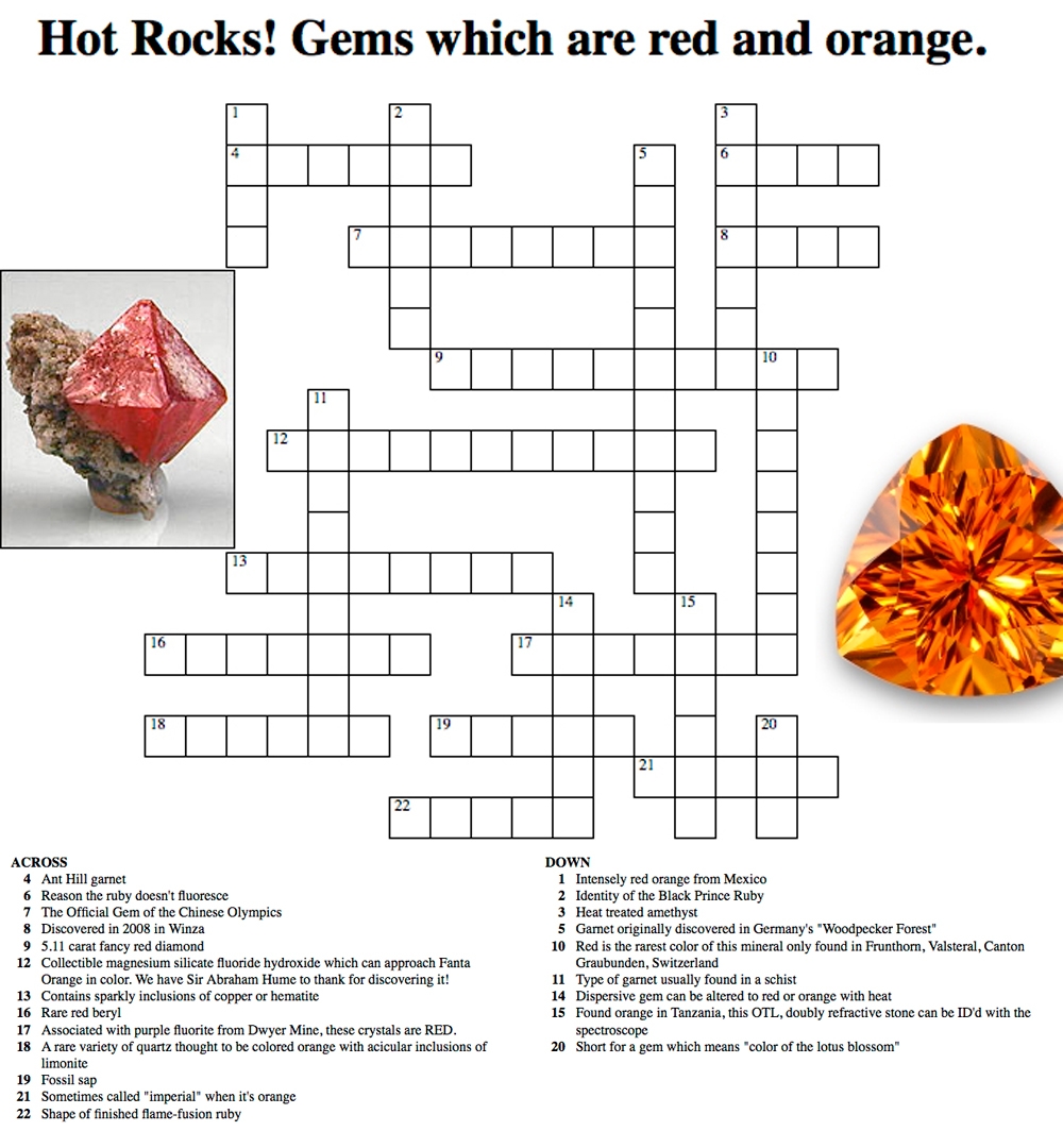 Red Dye Crossword