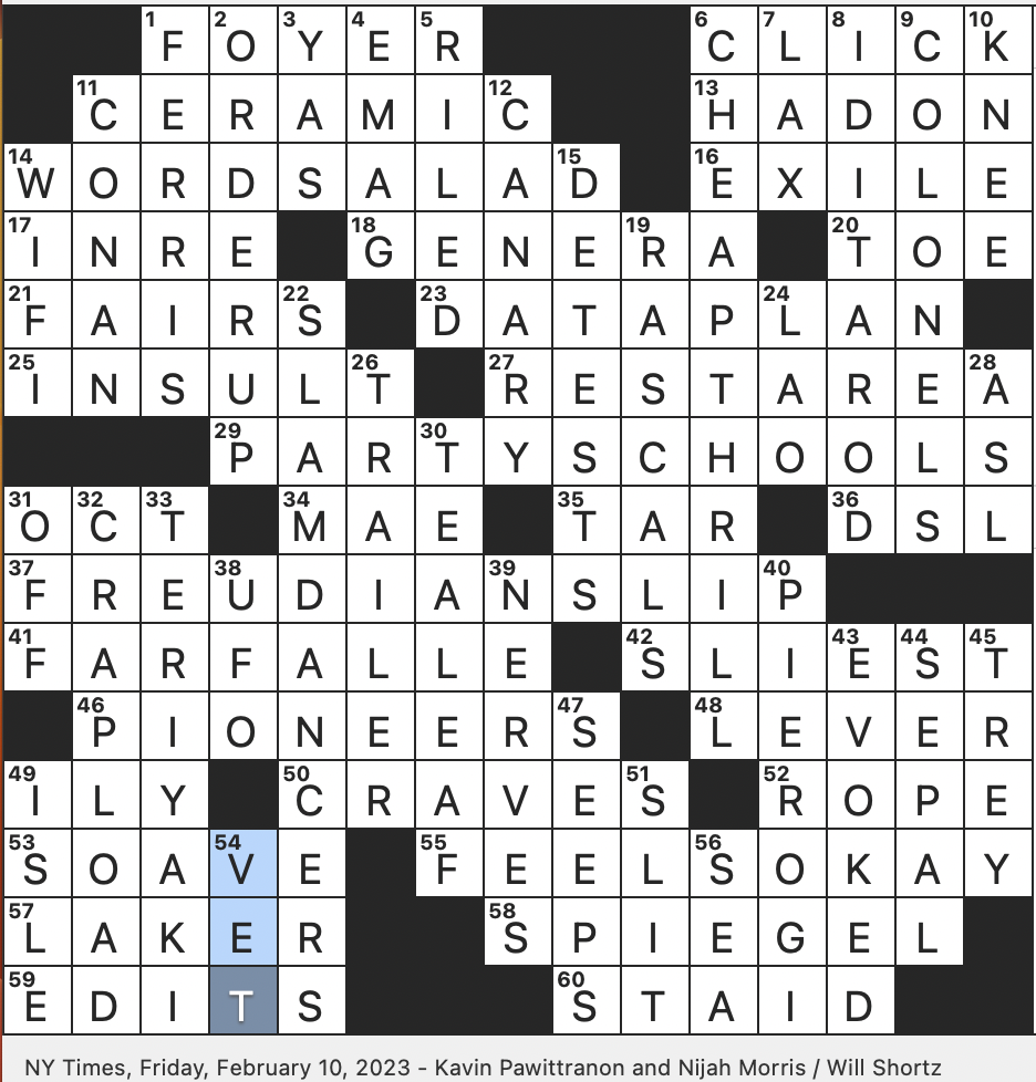 latin for others crossword clue