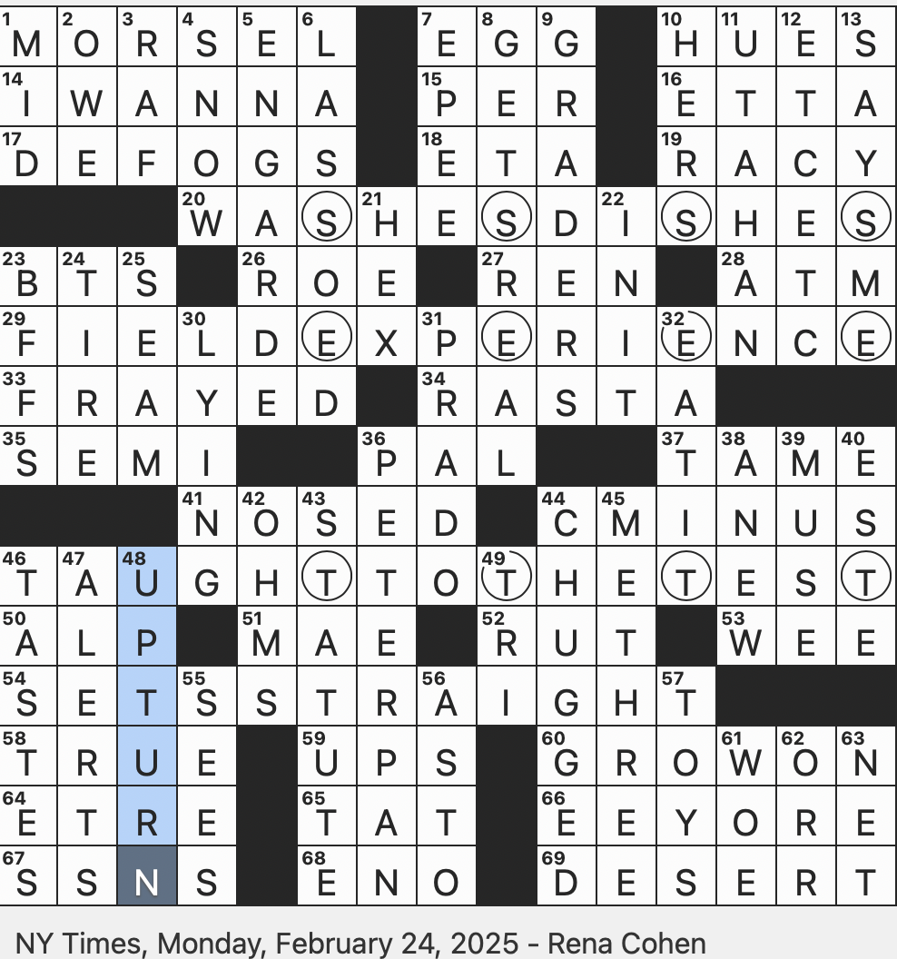 tiny amount crossword clue