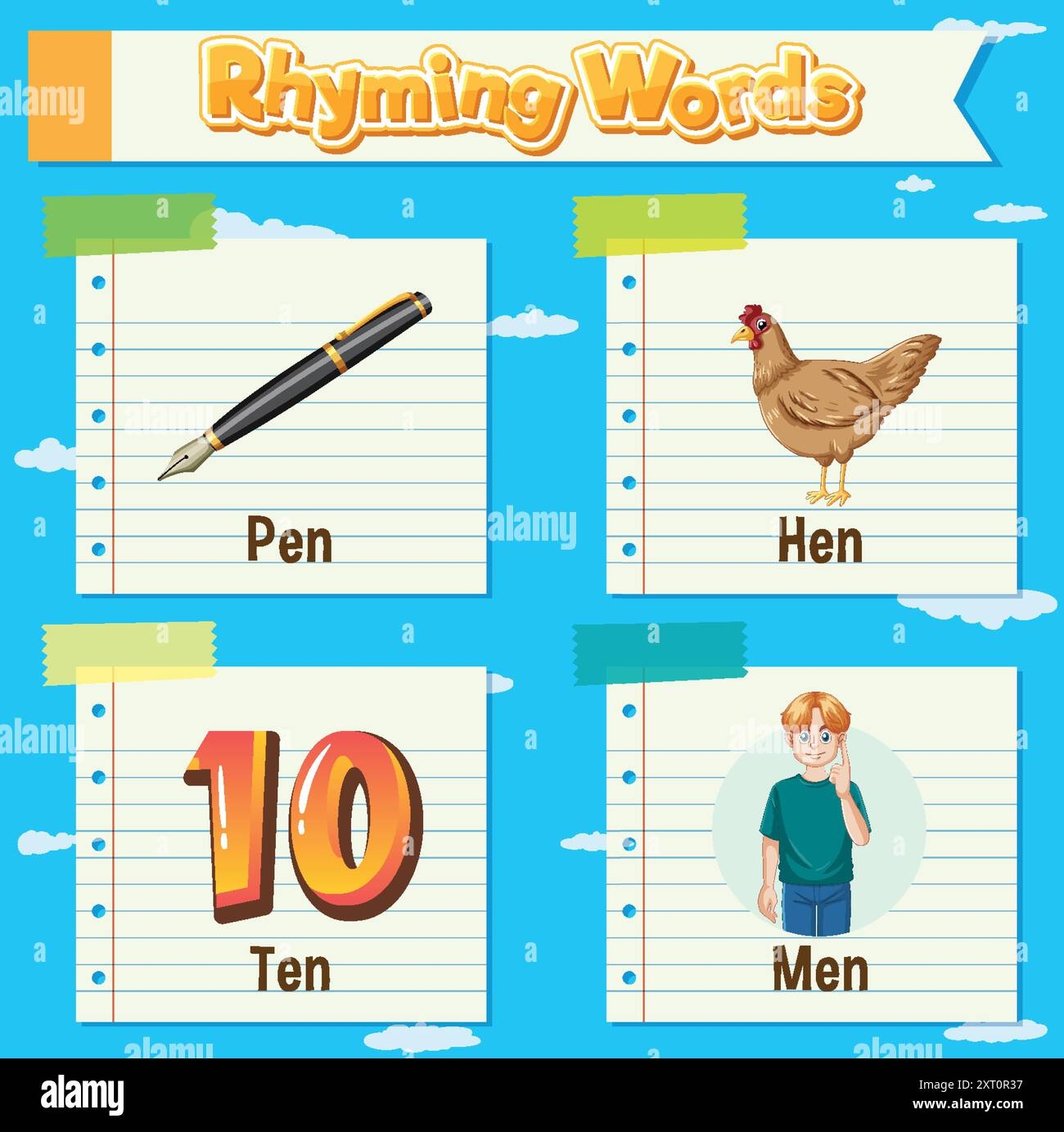 Rhyming Words Of Pen Printable
