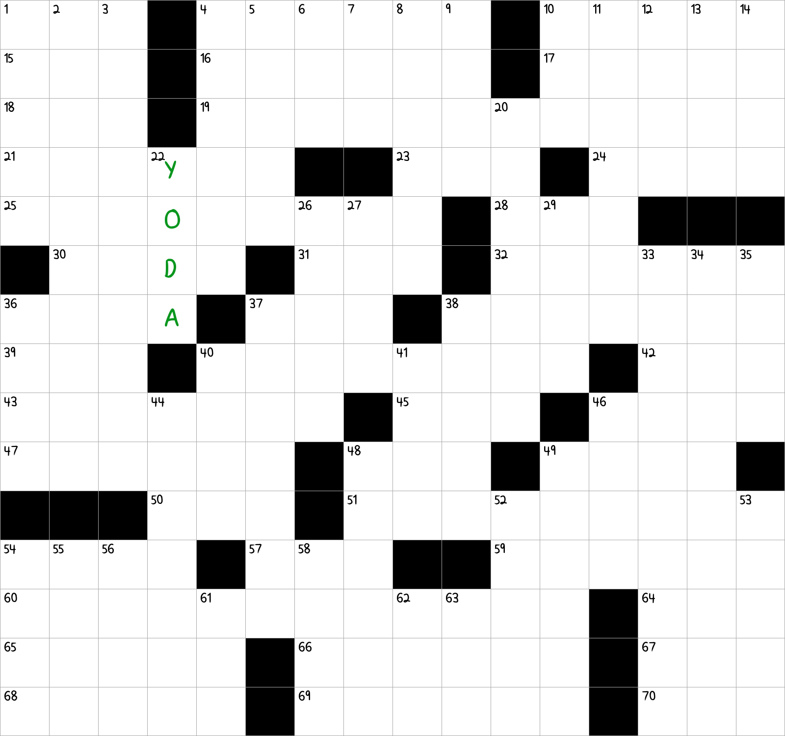 s a g e crossword