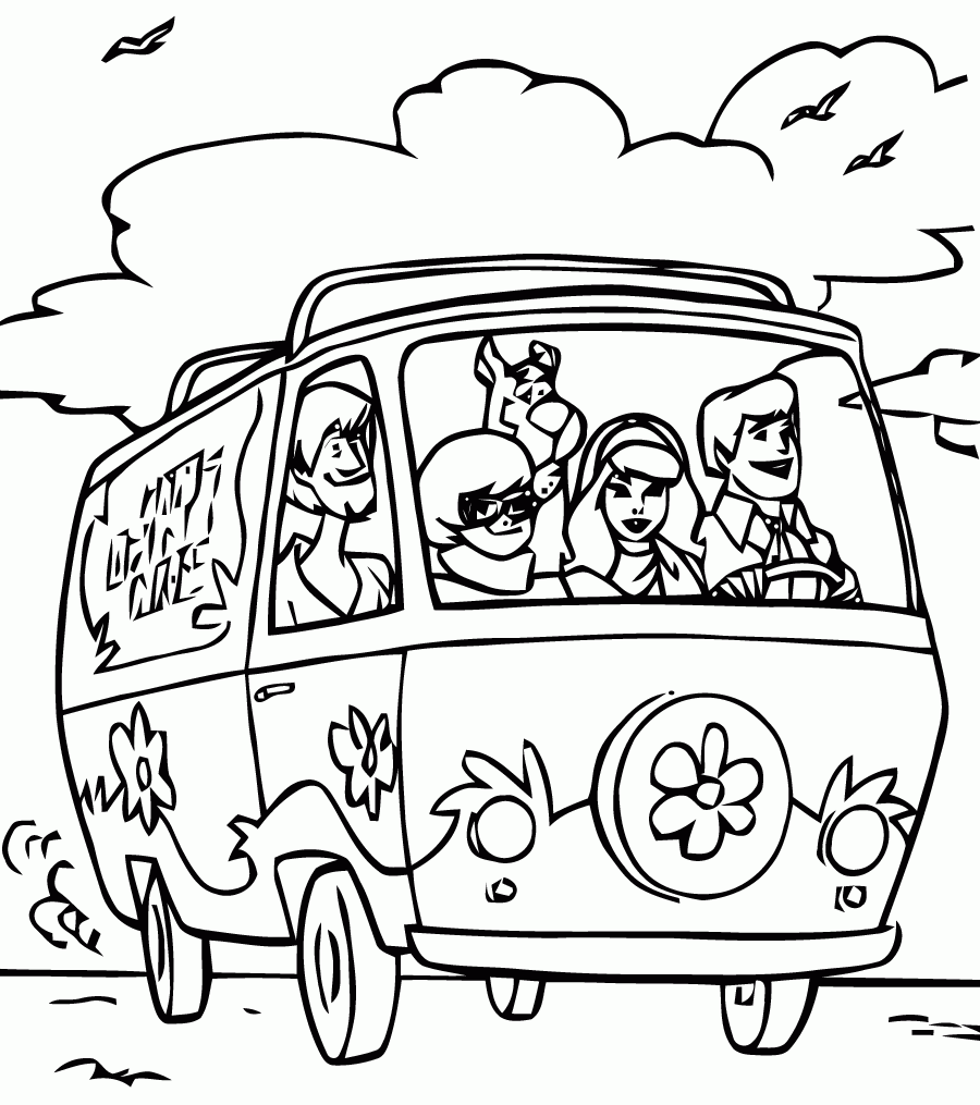 scooby doo coloring pages scooby doo coloring pages
