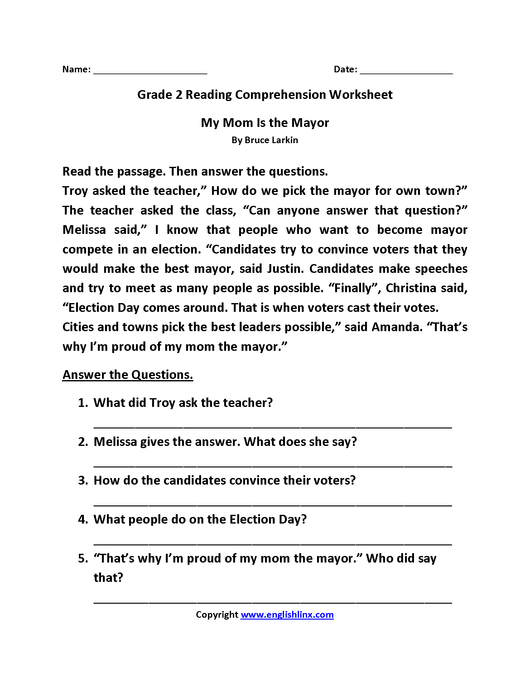 Second Grade Reading Worksheets Improve Fluency And Vocabulary Second Grade Reading Worksheets Improve Fluency And Vocabulary