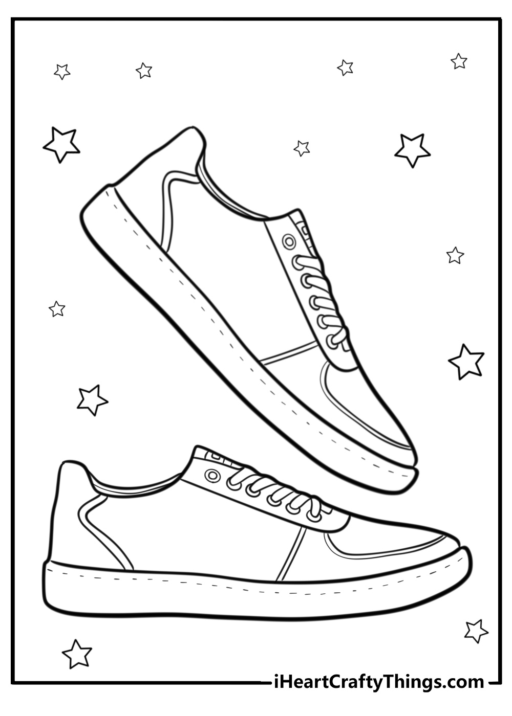 Shoes Coloring Pages 40 Free Printable Sheets For Kids