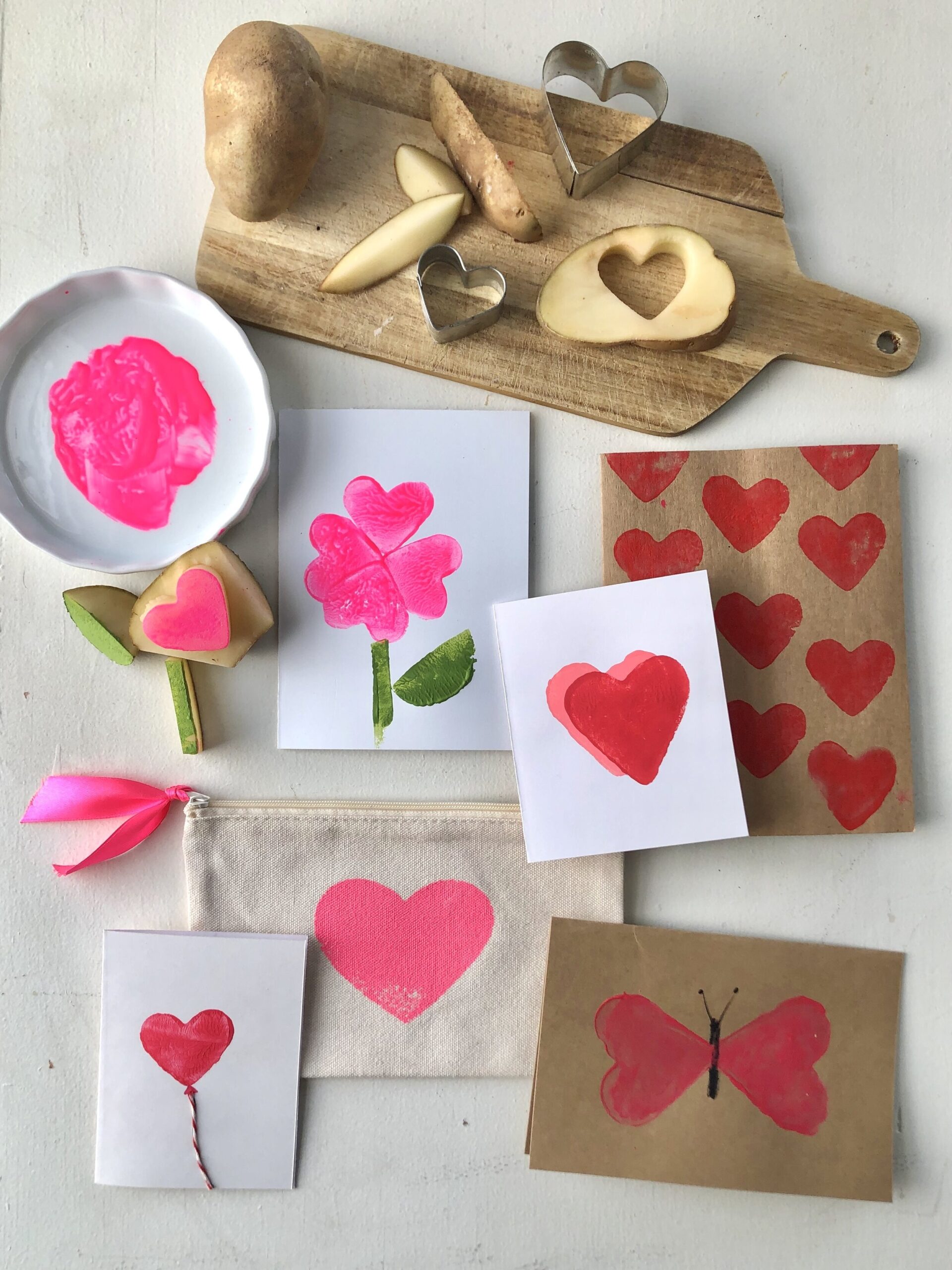 Simple Printed Valentines Made With Stuff You Probably Have Super Make It
