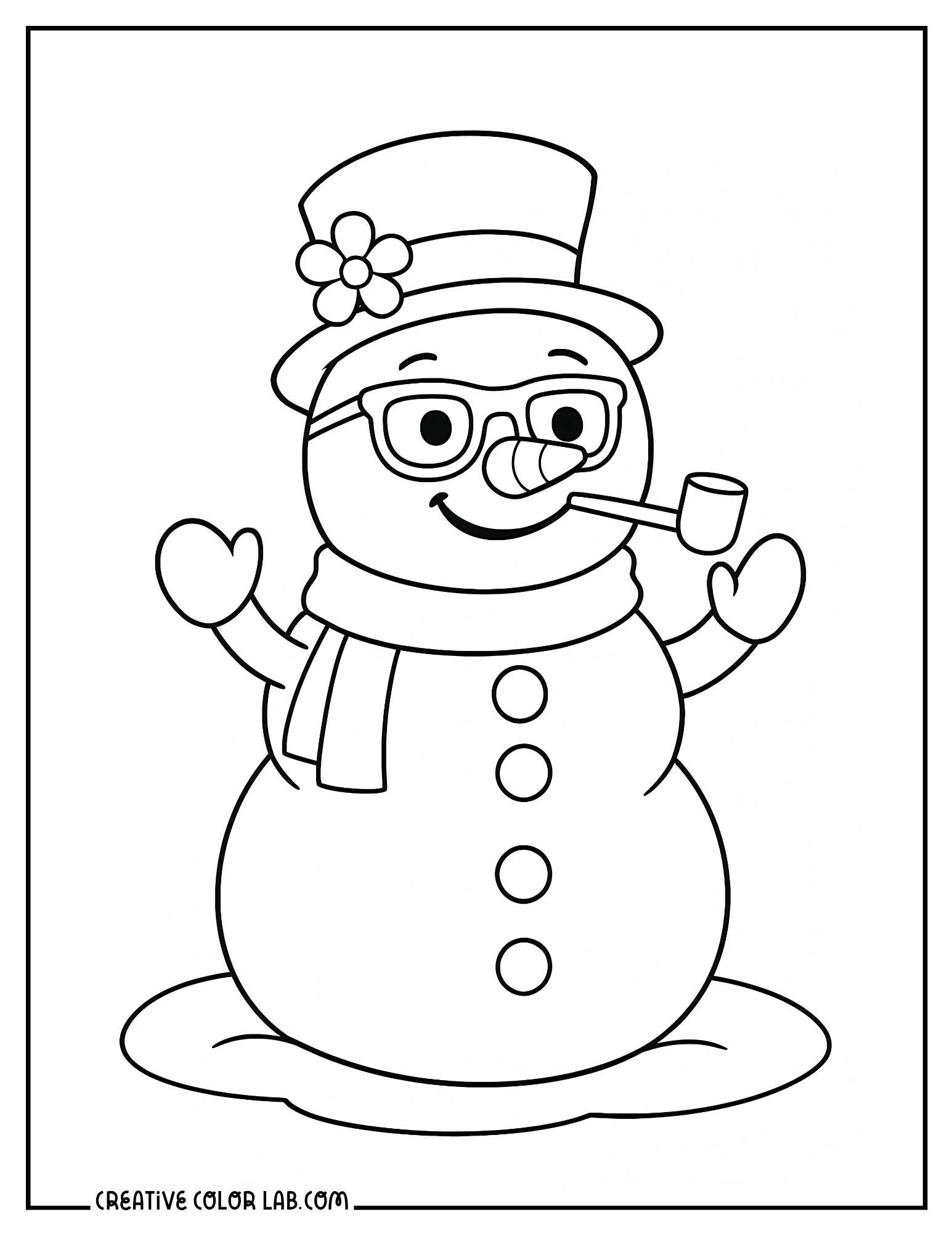 snowman colouring pages free snowman colouring pages free