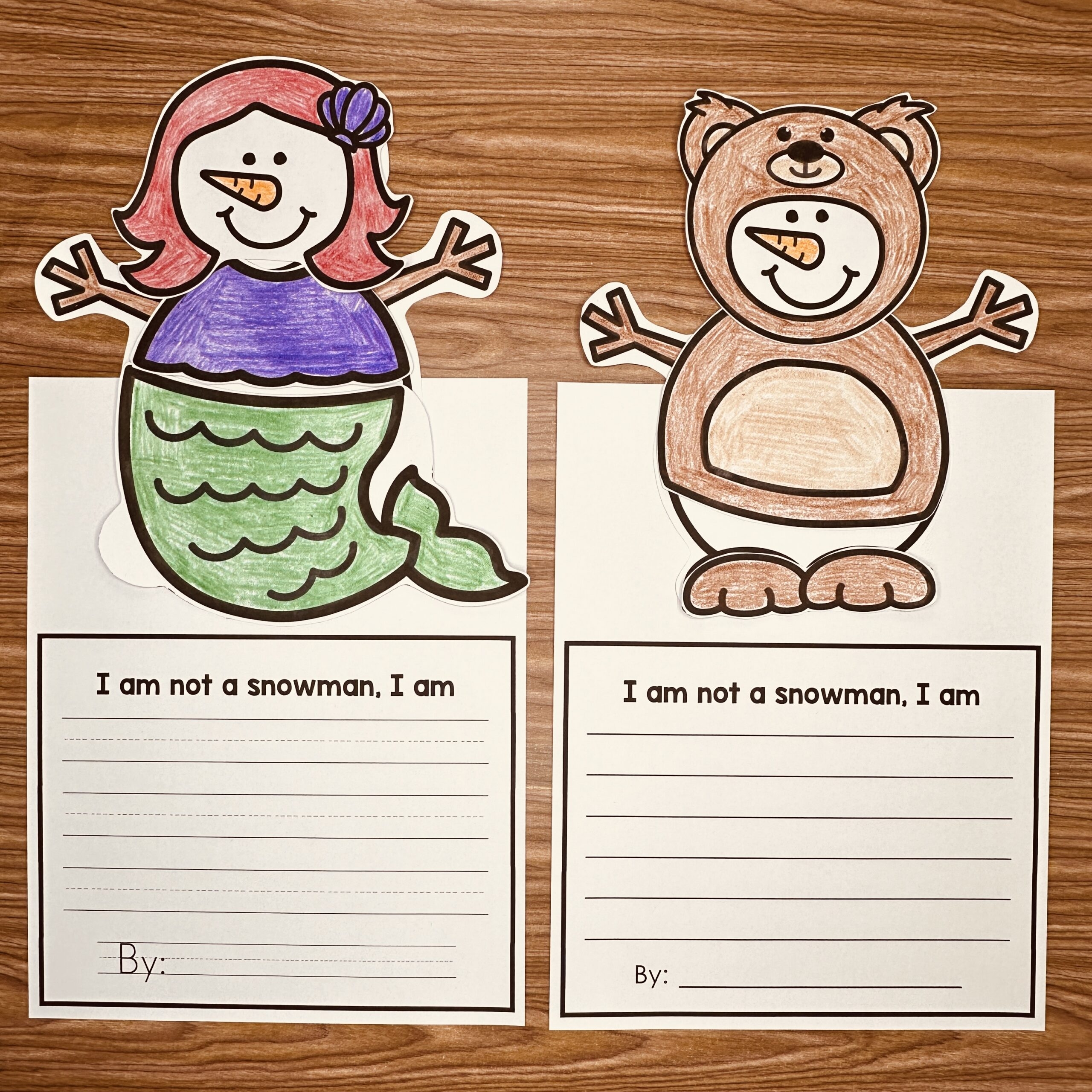 Snowman In Disguise Class Project Simply Kinder Printable Membership Snowman In Disguise Class Project Simply Kinder Printable Membership