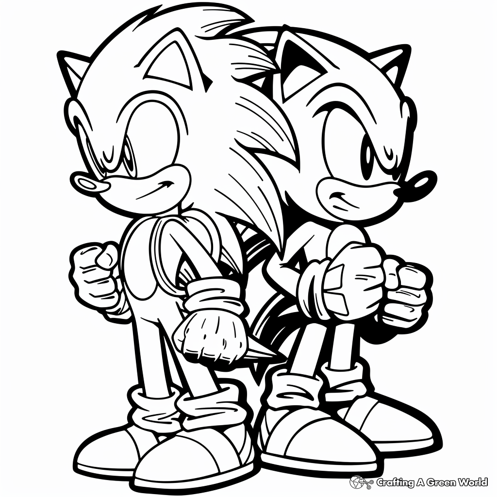 Sonic And Friends Coloring Pages Free Printable Sonic And Friends Coloring Pages Free Printable
