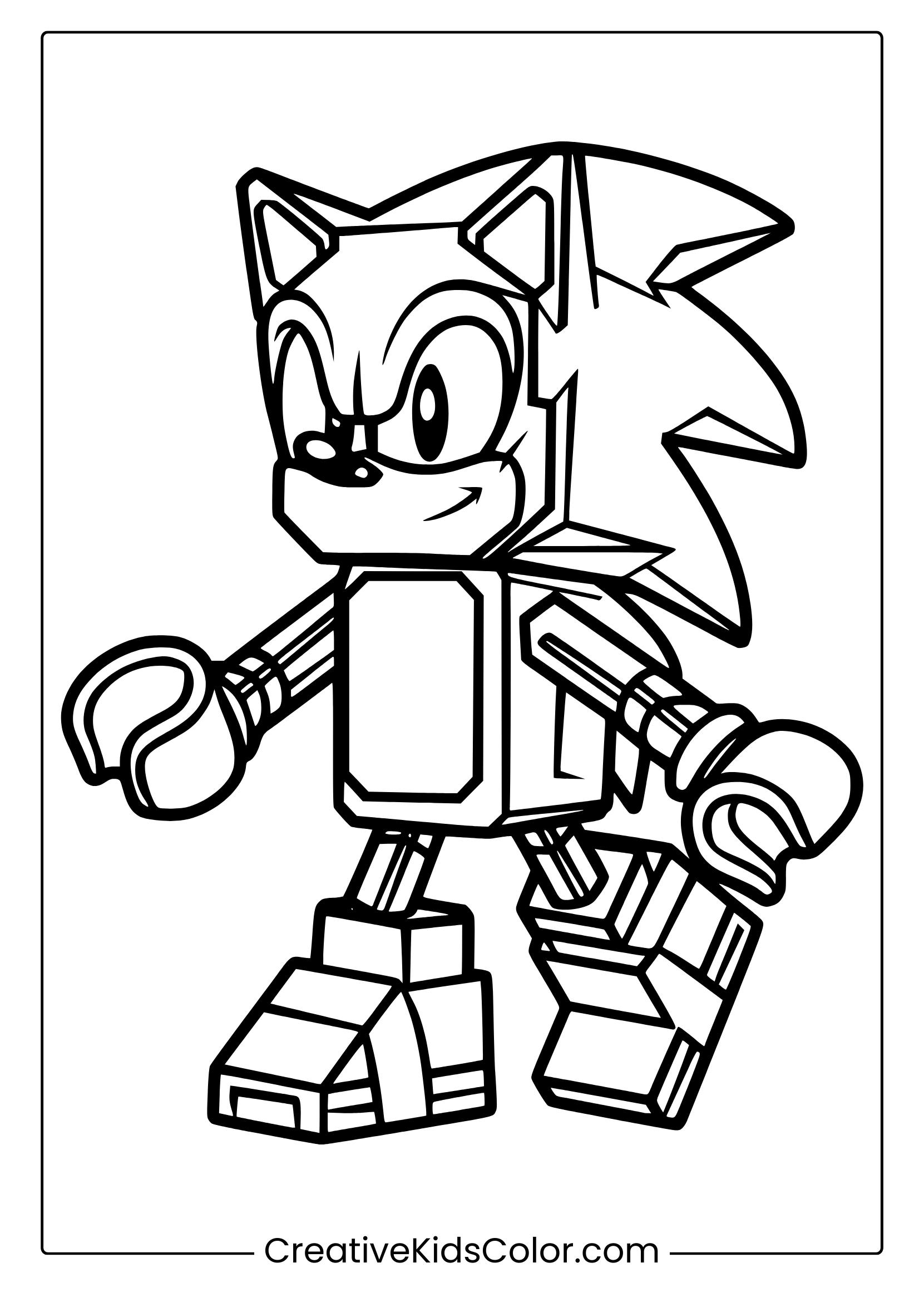 free printable sonic coloring pages free printable sonic coloring pages