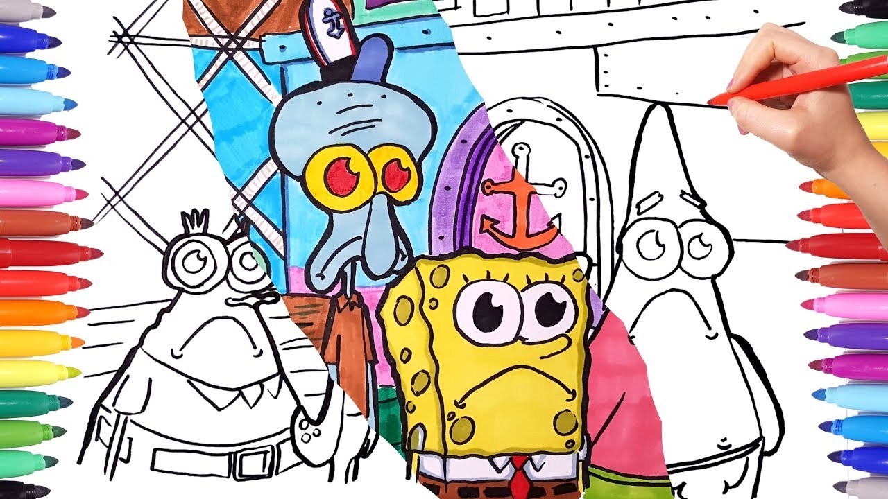 spongebob colouring in pages spongebob colouring in pages