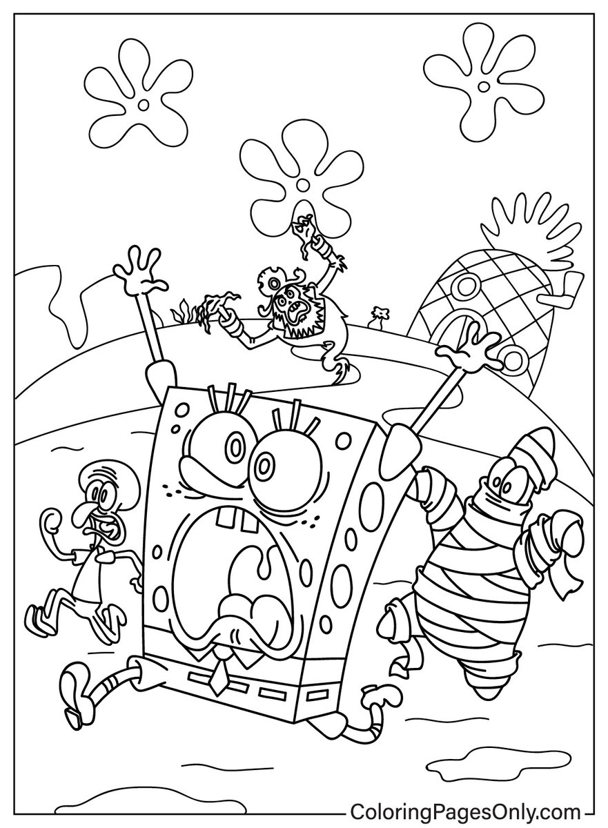 Spongebob Halloween Coloring Pages Download And Print Free Coloring Pages At Https t co rWc4CqgwoS SpongebobHalloween Spongebob Halloween HalloweenColoring Coloringpagesonly coloringpages ColoringBook art Coloring trend Trending 