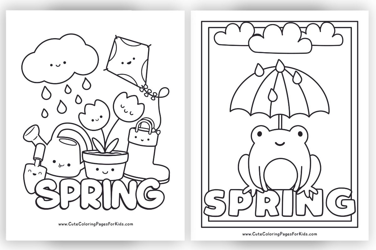 coloring pages for spring printable coloring pages for spring printable