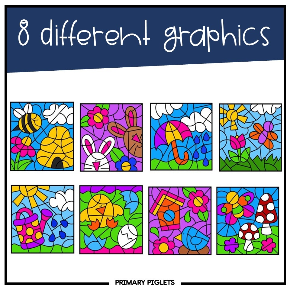 spring color by code spring color by code