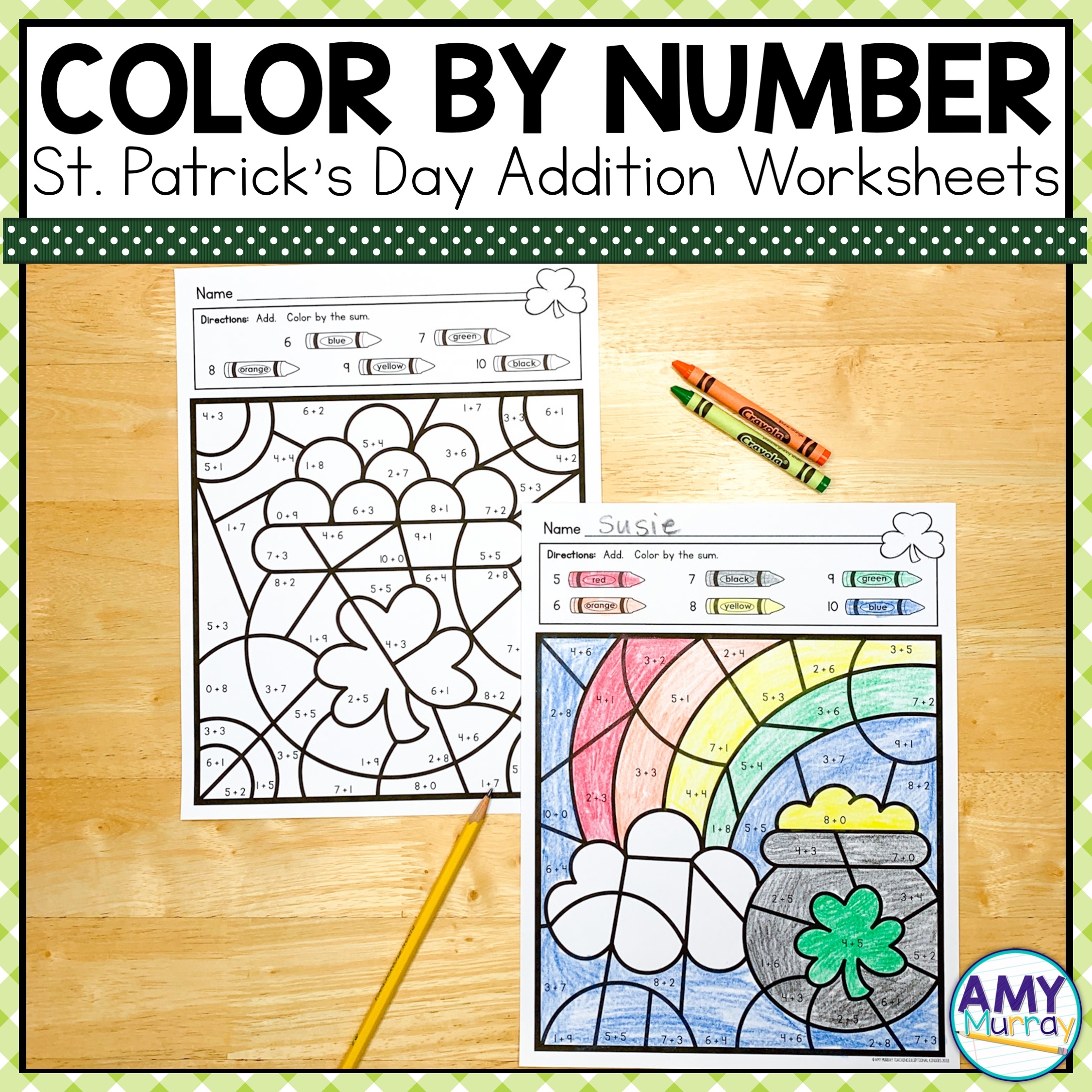 St Patrick s Day Color By Number Kindergarten Math Worksheets Teaching Exceptional Kinders St Patrick s Day Color By Number Kindergarten Math Worksheets Teaching Exceptional Kinders