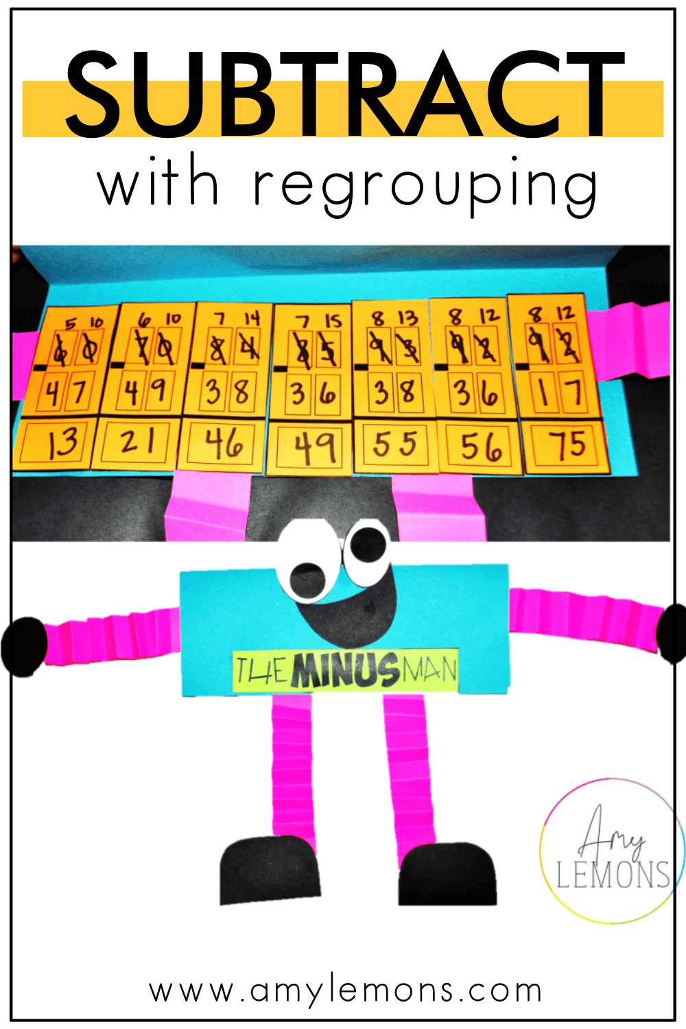 Subtraction With Regrouping Amy Lemons Subtraction With Regrouping Amy Lemons