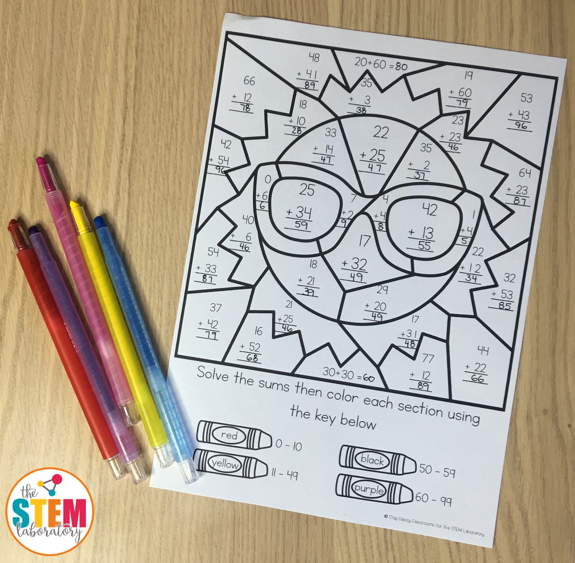 Summer Color By Code The Stem Laboratory