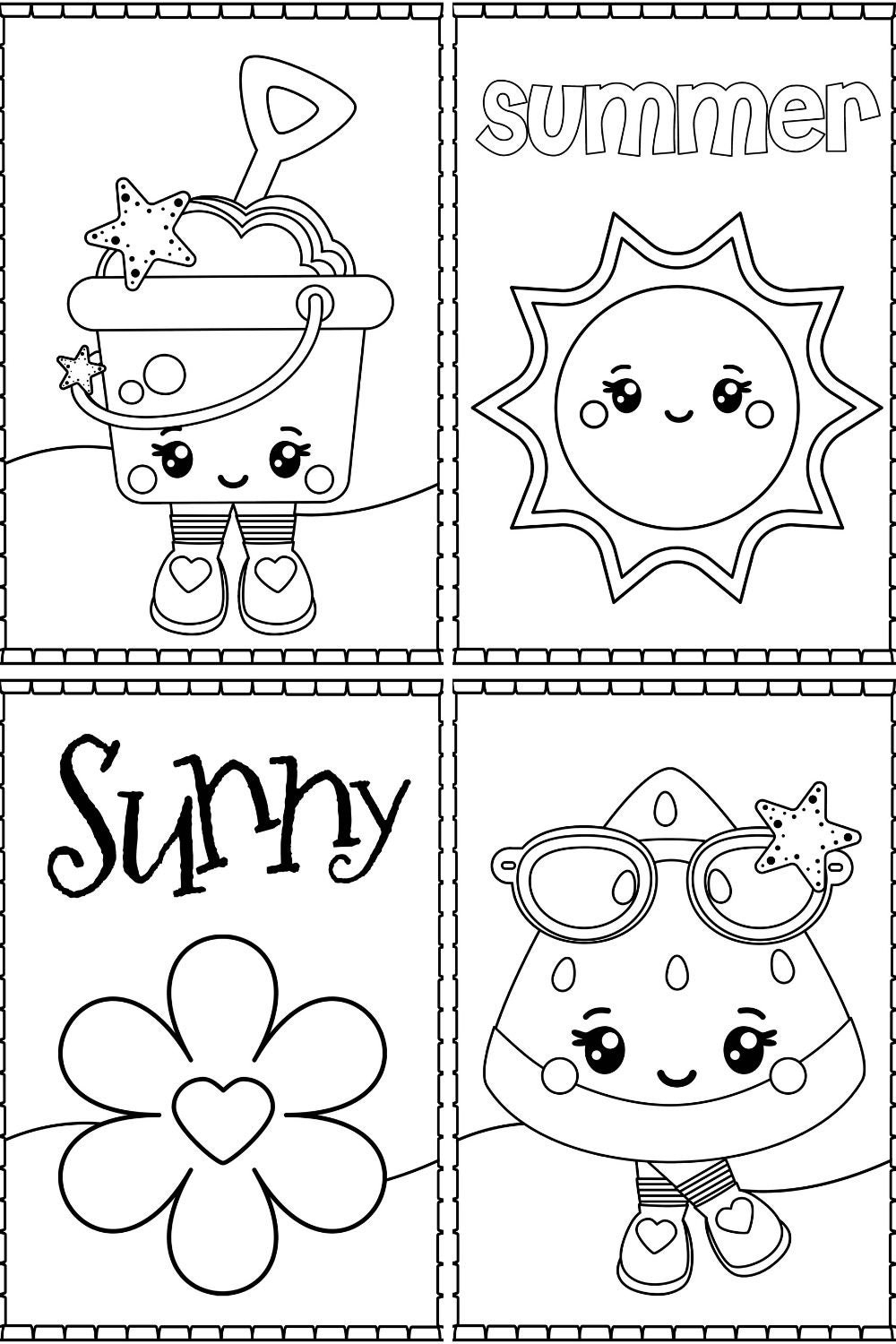 summer coloring sheets preschool summer coloring sheets preschool