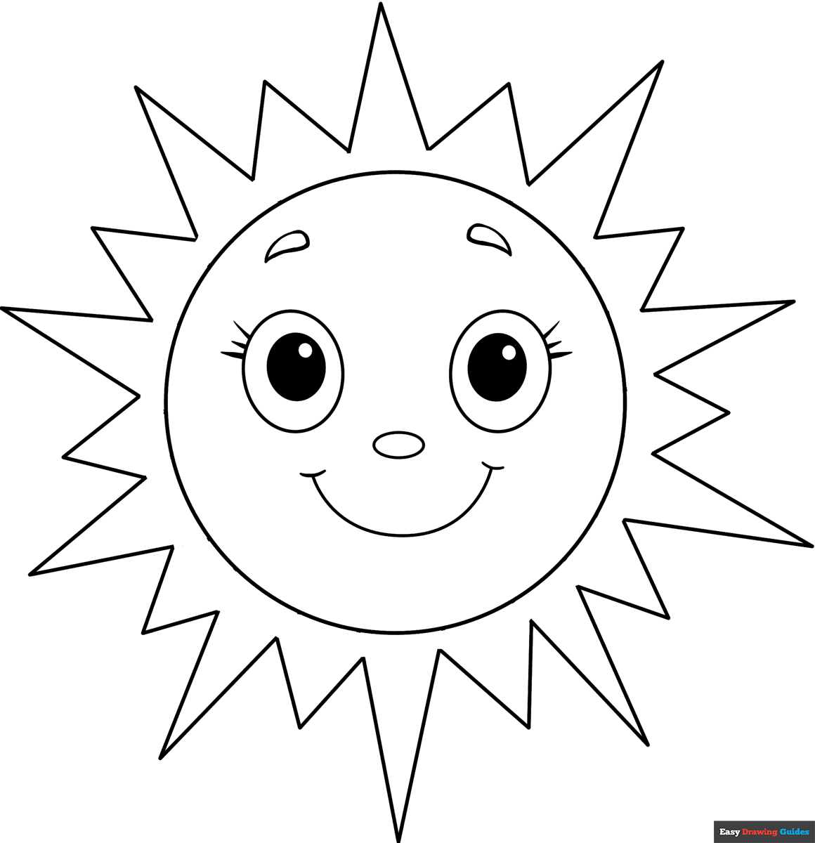 sunshine coloring pages printable