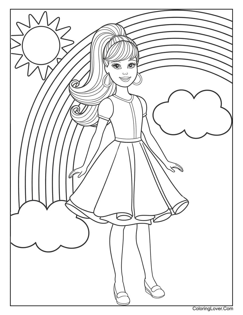 coloring pages of barbie dolls coloring pages of barbie dolls