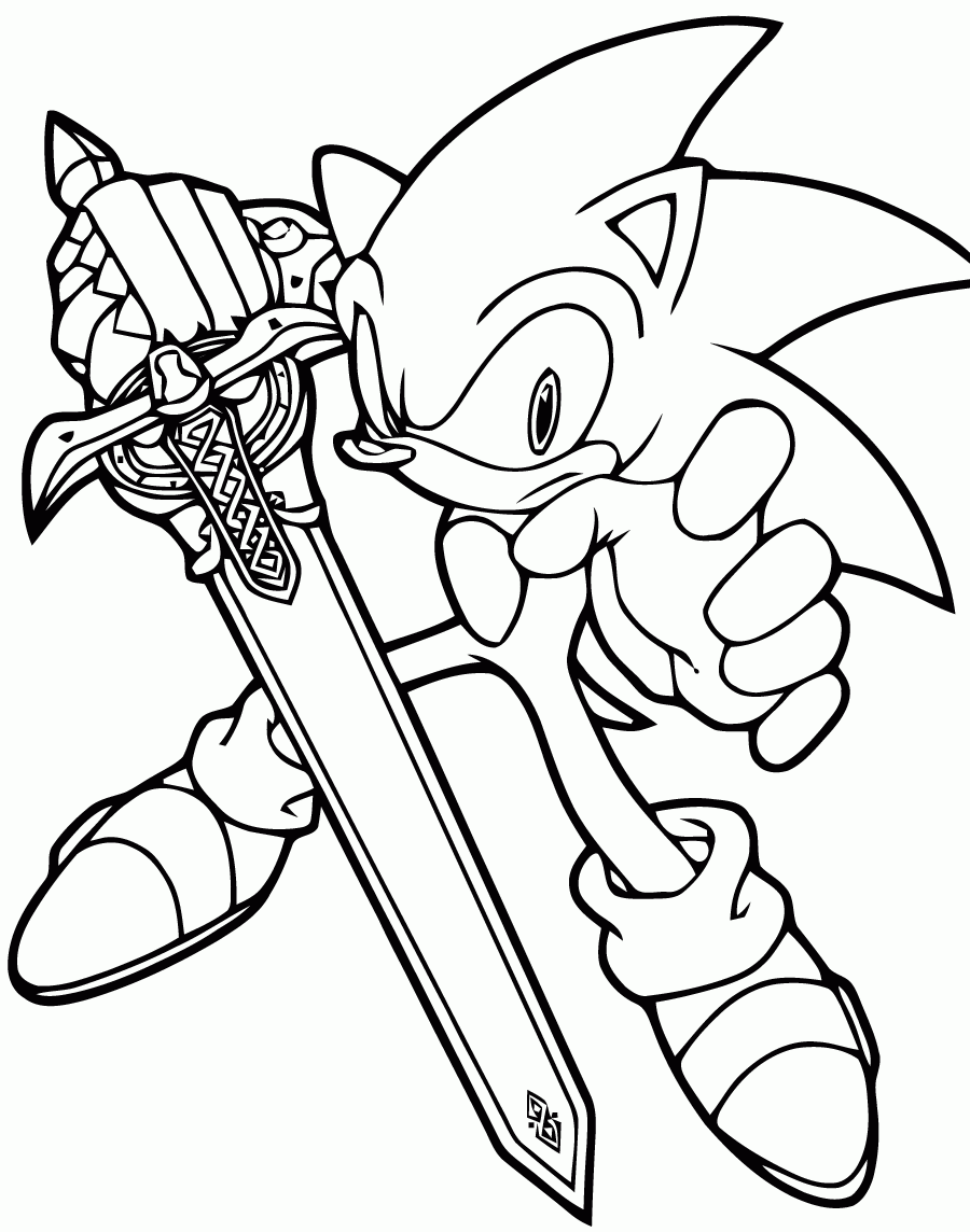 SUPPR Sonic Coloring Pages SUPPR Sonic Coloring Pages