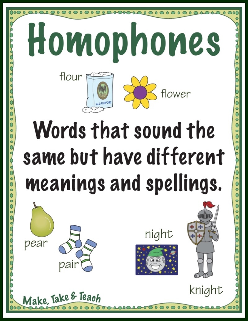 Teaching Homophones Blog MakeTakeTeach Teaching Homophones Blog MakeTakeTeach