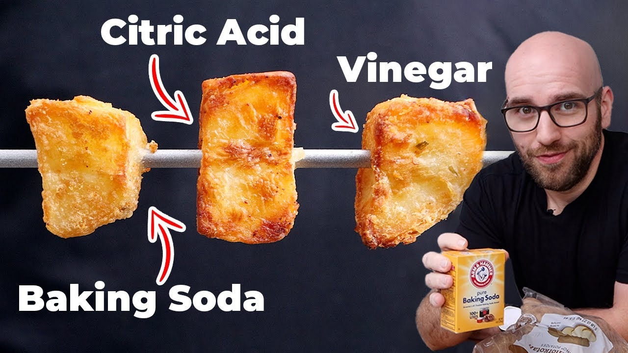 boil vinegar and baking soda
