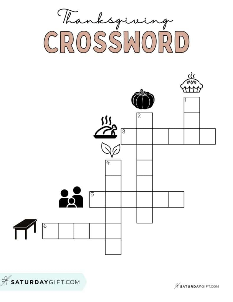 easy crossword puzzles printable free