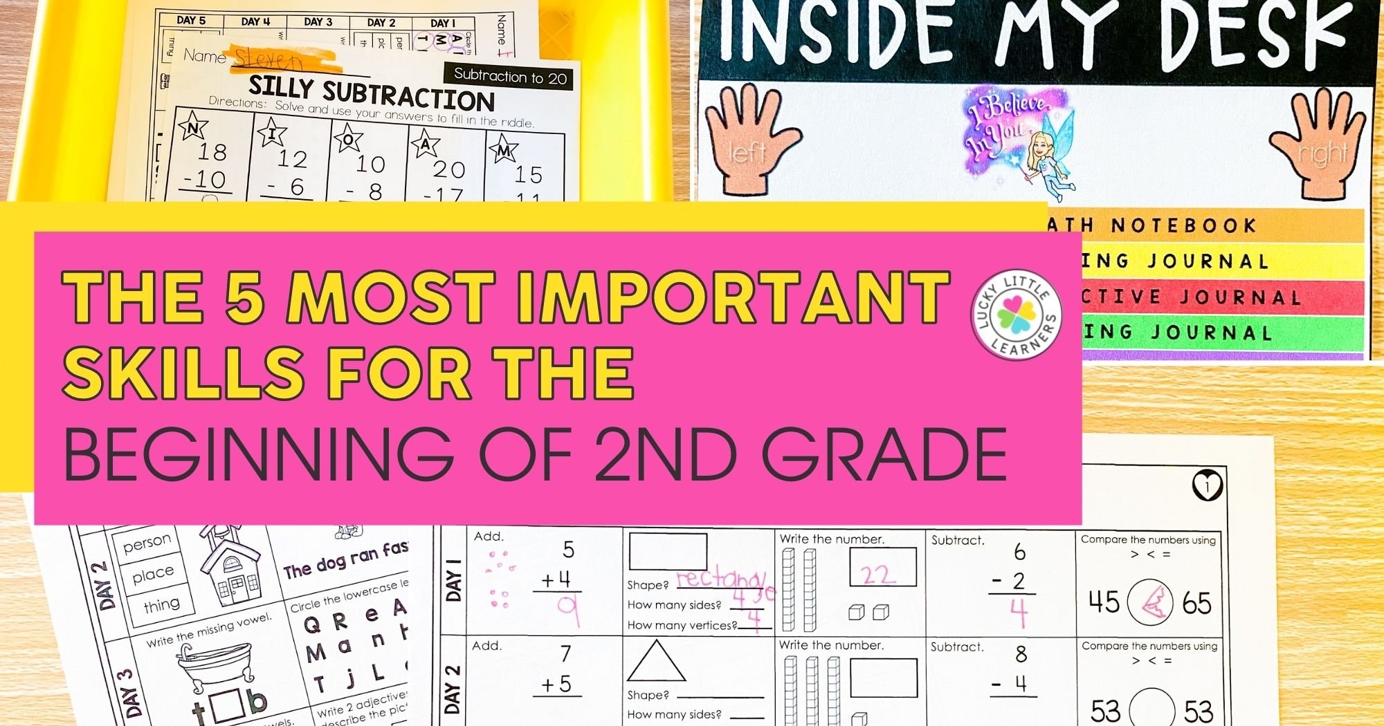 The 5 Most Important Skills For The Beginning Of 2nd Grade Lucky Little Learners