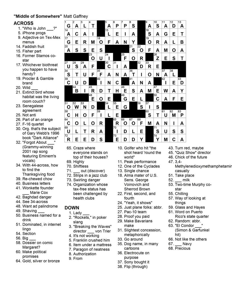 The Daily Commuter Crossword Puzzle Printable Printable Tattoo The Daily Commuter Crossword Puzzle Printable Printable Tattoo