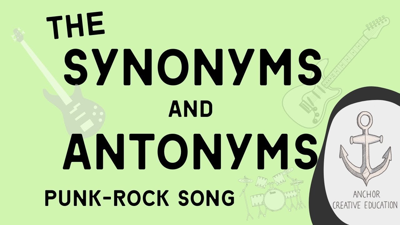 The Synonyms And Antonyms Punk Rock Song YouTube The Synonyms And Antonyms Punk Rock Song YouTube