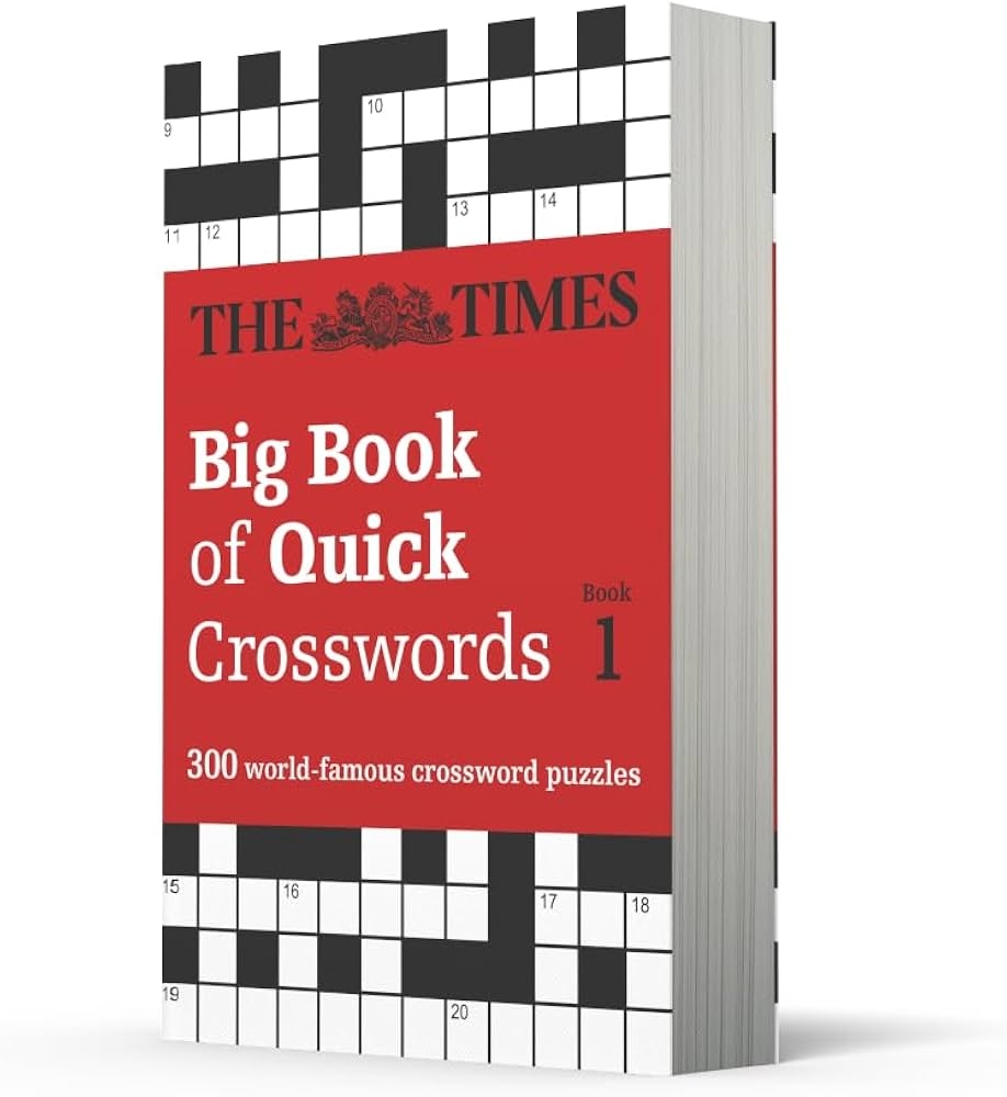 The Times Big Book Of Quick Crosswords Book 1 300 World Famous Crossword Puzzles The Times Mind Games 9780008195762 Amazon Books The Times Big Book Of Quick Crosswords Book 1 300 World Famous Crossword Puzzles The Times Mind Games 9780008195762 Amazon Books
