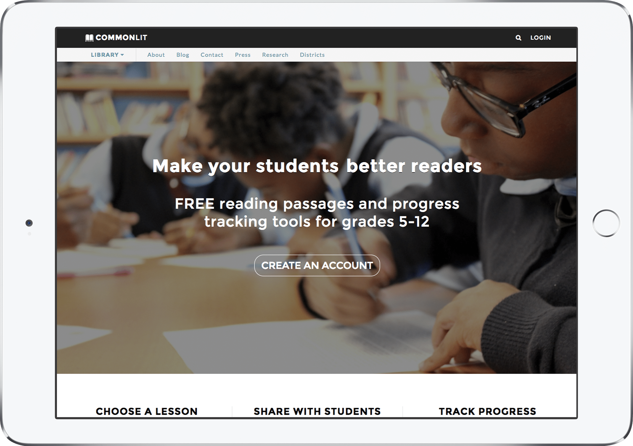 free reading sites for students
