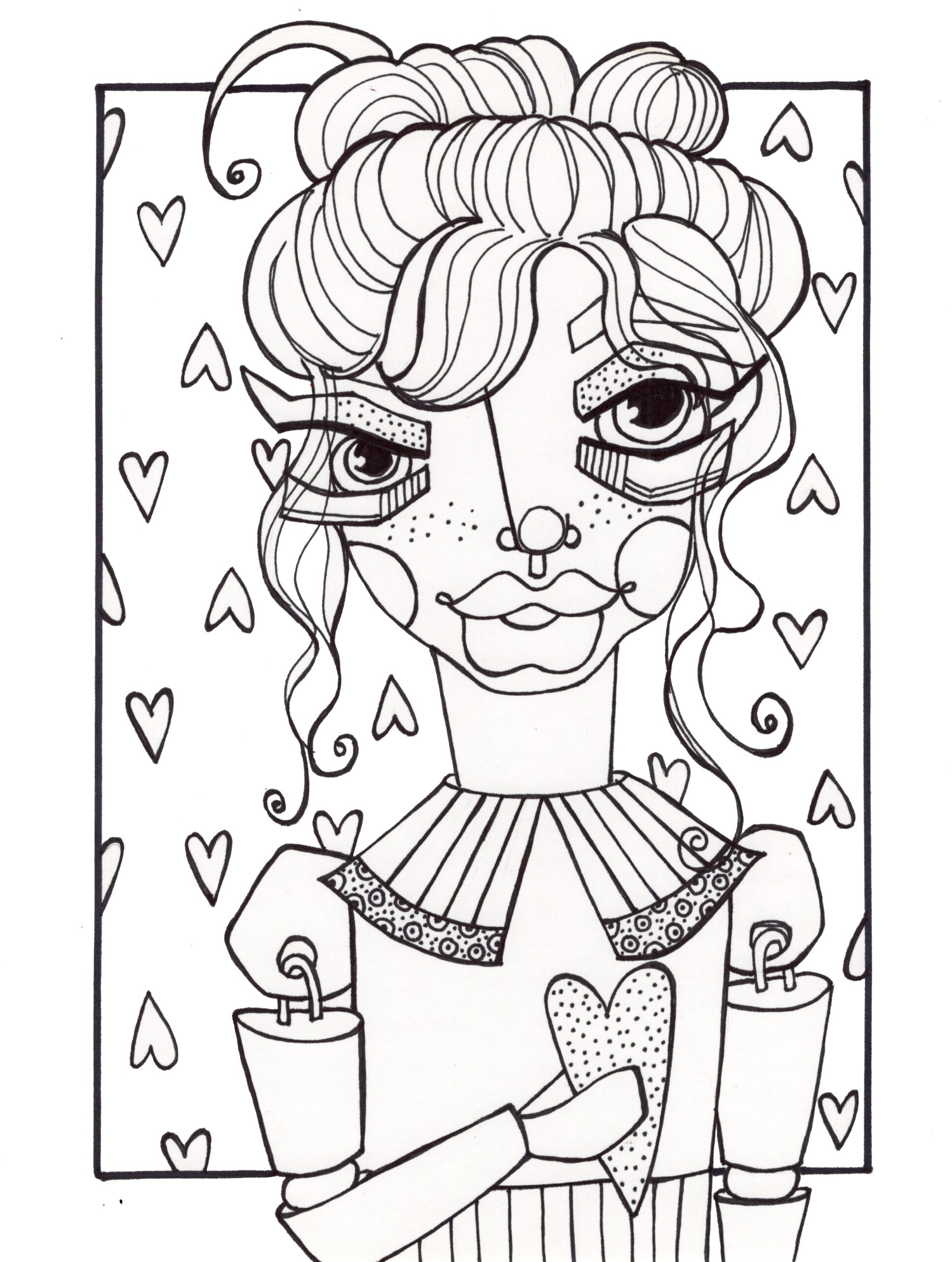 TryItTuesday Jenny Manno Coloring Pages Art Trek