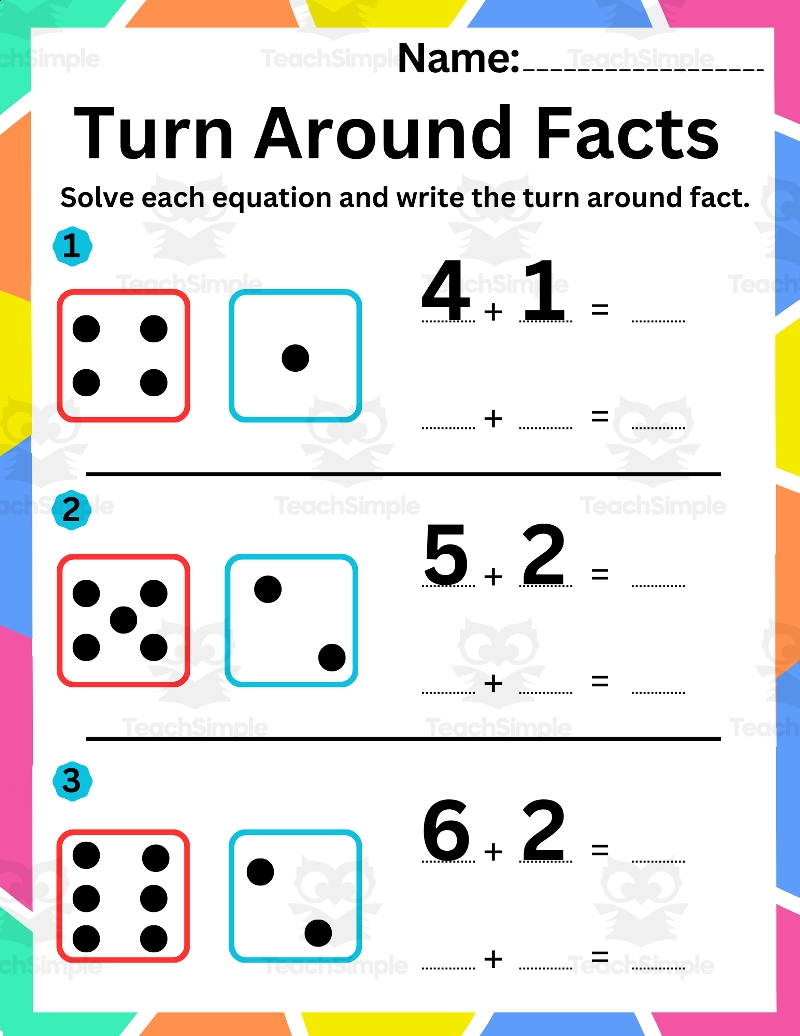 turn around facts addition turn around facts addition