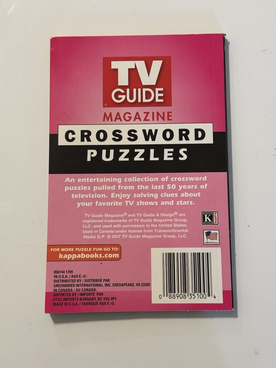 TV Guide Magazine Crossword Puzzle volume 52 EBay TV Guide Magazine Crossword Puzzle volume 52 EBay